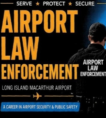 LIMacArthur's tweet photo. Do you know someone who would like to serve our community &amp; build a career in airport security &amp; public safety? 🇺🇲✈️ Please share this opportunity in Airport Law Enforcement. File by September 2 at: https://t.co/QuntHGLVta

#flymacarthur #longislandny #community https://t.co/8G5ewDgPBT