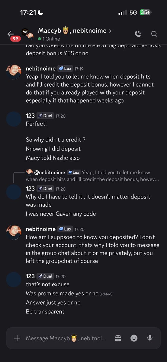 svjroadstaar's tweet photo. 50$ to RT + Like this and spread #luxdrop is a scam.
Rolls 24h

For my gamblers followers.
 [ @LuxDropCom ] is a scam.🤝
Tag. @mascoobss + @Kazlic to add me 1.5k$ promised.

@mascoobss VIP host scammed me from 1500$ deposit bonus top of 15,000$.

While @maccyb_kick knew this deal was made.
First depo above 10k$ 10% + lossback.

How ever @kazlic and @mascoobss decide to scam me on first deposit.

#luxdrop “Bonuses , and site self is big scam the guy can’t get now out of it knowing I was right.”

Don’t play on @LuxDropCom till they solve situation , site is a totally scam.

Also lossback was Gaven same day and Macybb requested it same day to add me deposit bonus 👍
