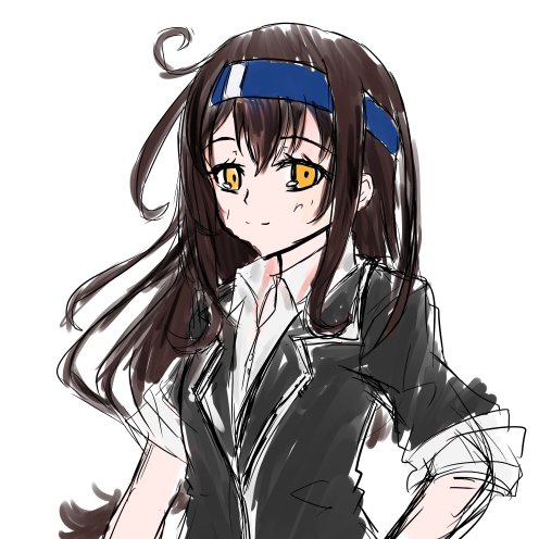 pratina0727's tweet photo. お絵描き練習、艦これの初霜 https://t.co/ijlegzdPnk