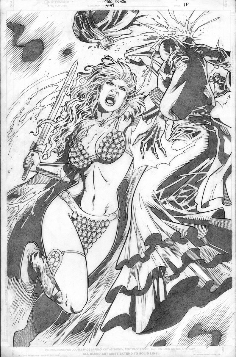 wgpencil's tweet photo. #sonjasunday #oldstuff #redsonja https://t.co/3creRTdhMu