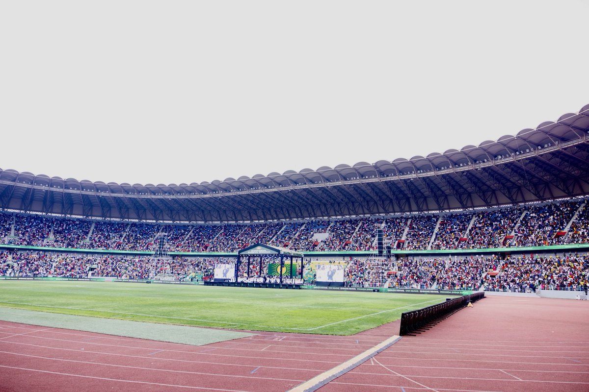 PrimatureRwanda's tweet photo. Today at Amahoro Stadium, Prime Minister Nsengiyumva joined thousands of Christians from across the country for the Rwanda Shima Imana 2026 Festival, a celebration of worship and thanksgiving and a reflection on Rwanda’s journey of rebuilding over the past 32 years.

#RwandaShimaImana
----------------------
Uyu munsi kuri Stade Amahoro, Minisitiri w’Intebe Nsengiyumva yifatanyije n’ibihumbi by'abakiristu baturutse hirya no hino mu Gihugu mu Giterane cya Rwanda Shima Imana 2026, mu rwego rwo guhimbaza no gushima Imana, hagarukwa ku byo u Rwanda rumaze kugeraho no ku rugendo rw’imyaka 32 rumaze rwiyubaka.

#RwandaShimaImana