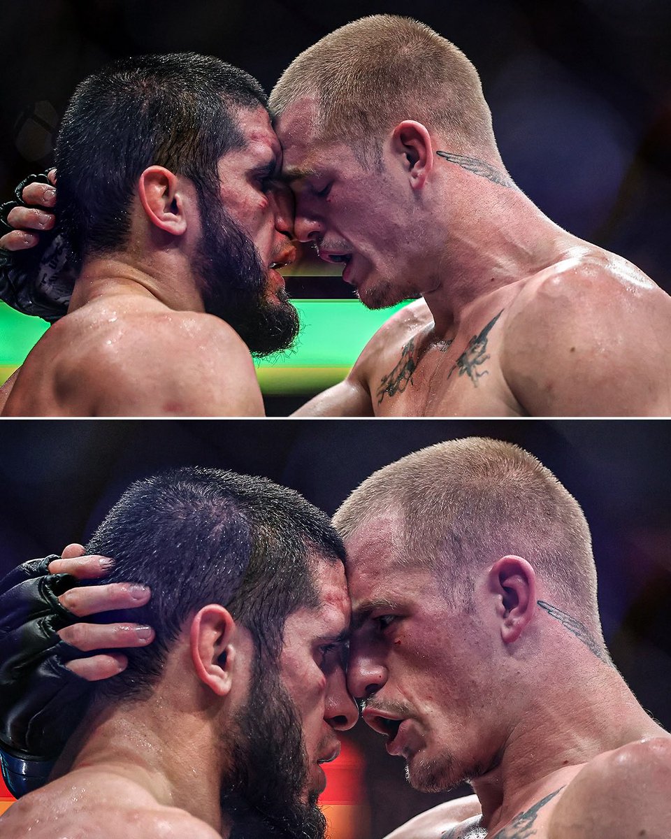 thefightcore's tweet photo. Islam Makhachev says he didn’t understand Ian Machado Garry’s friendly approach during their fight 💀

🗣️ “Bro I don’t understand. This is a fight, we don’t have to hug each other every round. We’re going to war.

I respect all my opponents, but Ian respects too much. It’s not something you have to play. This is fight, this is not game.”