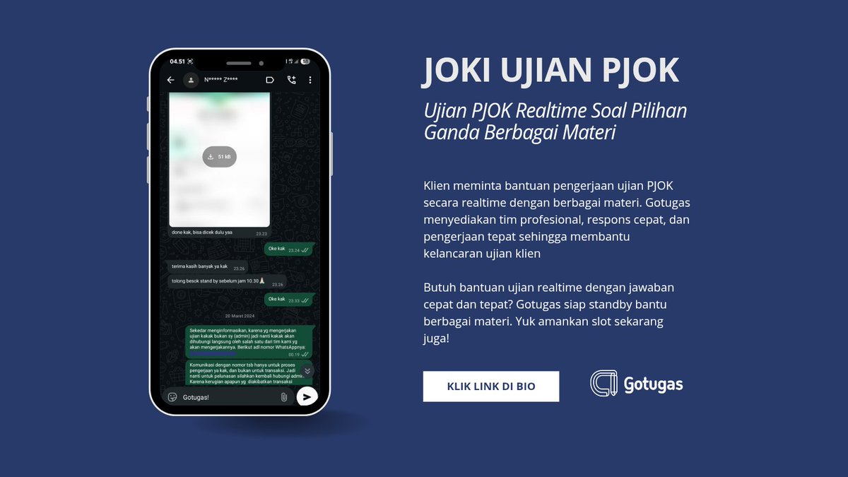 gotugas_id's tweet photo. Testimoni — jasa joki tugas PJOK 
#jokitugas #zonauangㅤ https://t.co/AR39PcbiOB