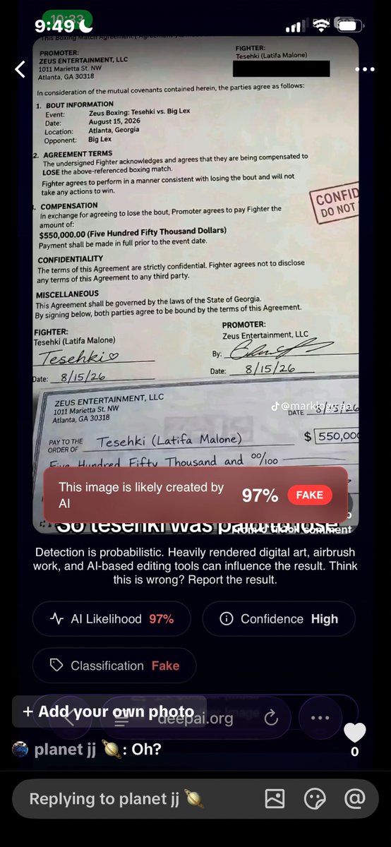 CharlesDuj4047's tweet photo. @makeem_mad @iBlameTheEdit Whole time it was fake 😂 https://t.co/gyDnZVCbU3