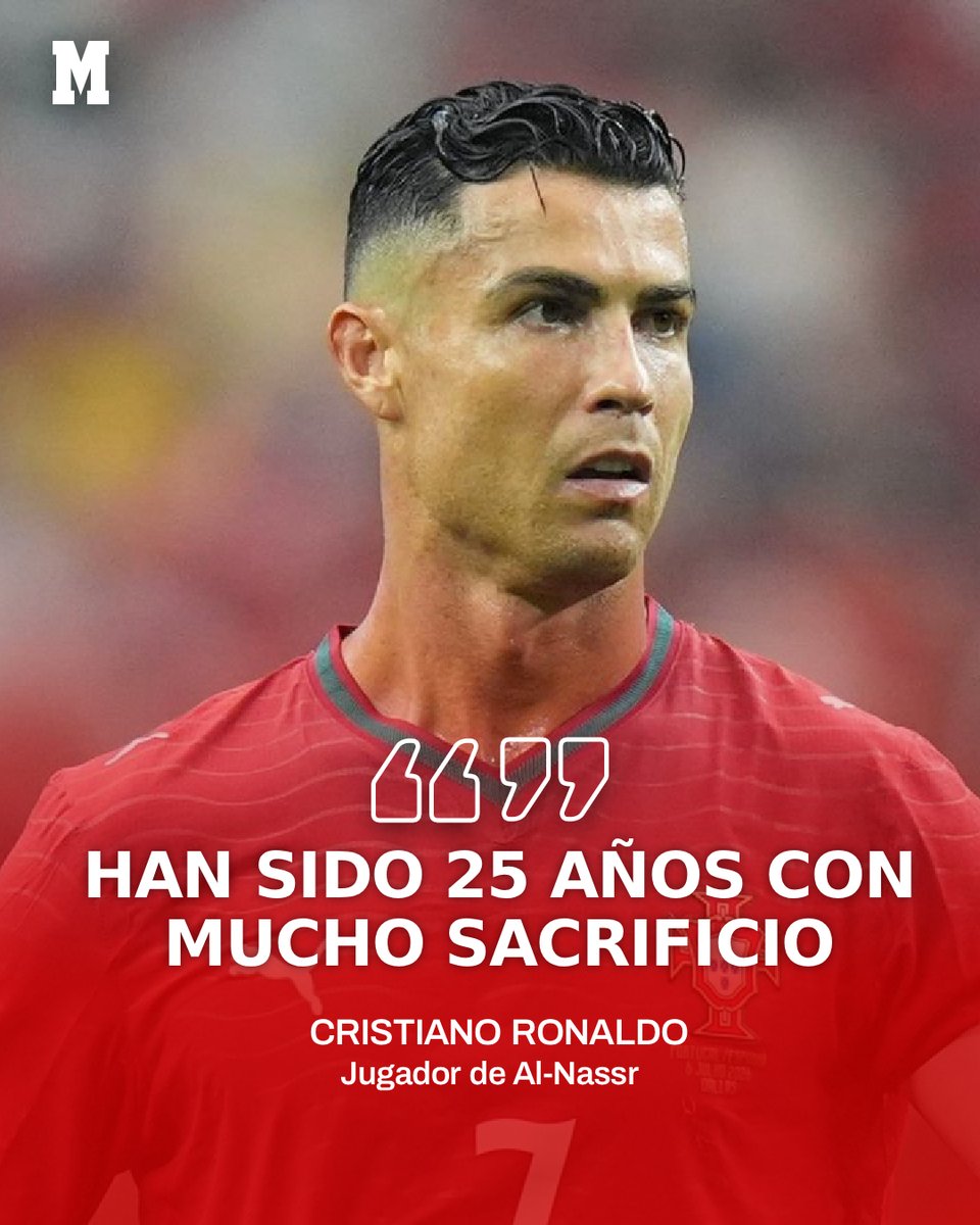 marca's tweet photo. 😢 Cristiano Ronaldo lanza un aviso: "Probablemente este sea mi último año en el fútbol"

🇵🇹 El portugués ha hablado sobre su intención de dejar el deporte https://t.co/LqGSE7gYw5