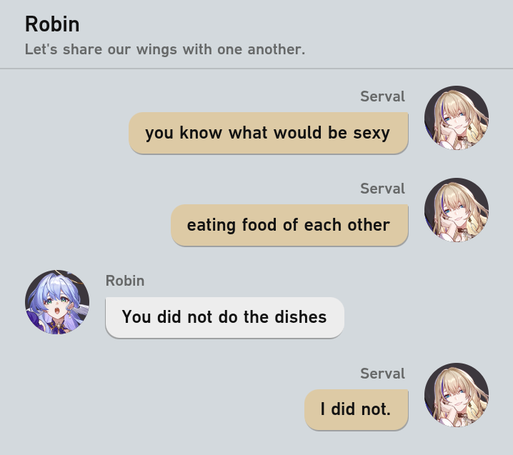 DailyAngelrocks's tweet photo. Angelrocks living together would be so cute
#Angelrocks #RobinHSR #ServalHSR #hsr https://t.co/X8cHtfWr8V