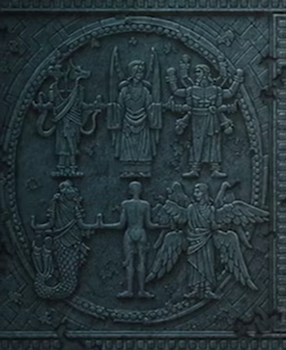 silent7_star's tweet photo. 6 gods of the six-faced world. Beast God, Dragon God, Demon God, Ocean God, Human God, and Sky God https://t.co/5VSceJrPQW