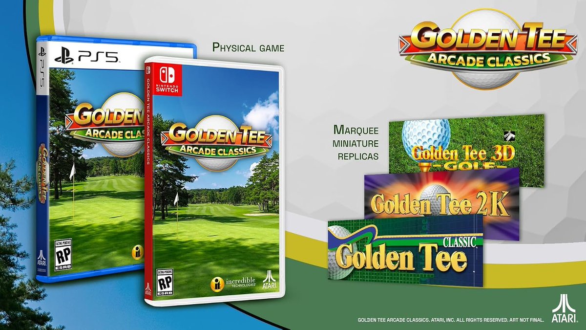 Wario64's tweet photo. Golden Tee Arcade Classics (Switch/PS5) is $14.99/$13.99 on Amazon https://t.co/xIlkYdykCi
Target https://t.co/OaCmKOlLmS 
PS5 Best Buy https://t.co/WnoRqYWcRK #ad https://t.co/sh7XoVhE97