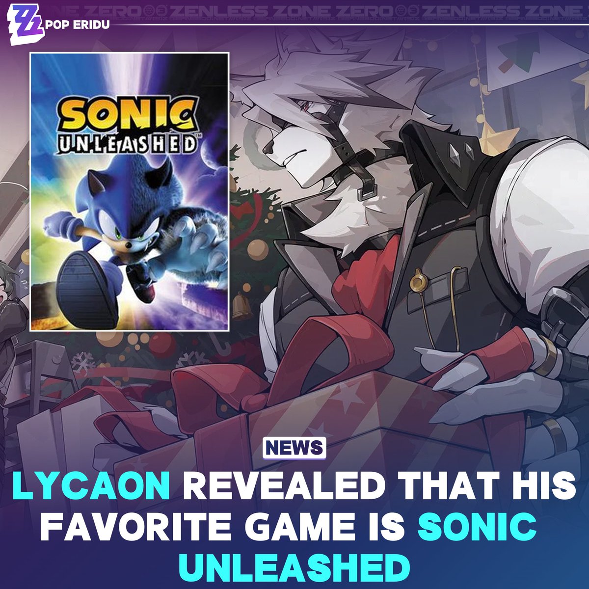 PopEridu's tweet photo. Von Lycaon revealed that "Sonic Unleashed" is his favorite game. https://t.co/cwiVHnXMSv