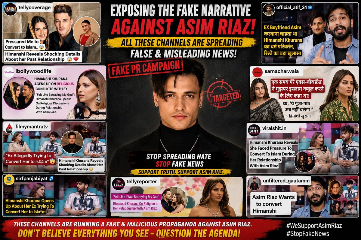 IamAsimRiaz1's tweet photo. Ek hi narrative, alag-alag pages sey , same controversy… it's can't be a co-incidence , it's definitely a paid PR strategy.

FAME DIGGER HIMANSHI KHURANA https://t.co/DAxwkuxJCK