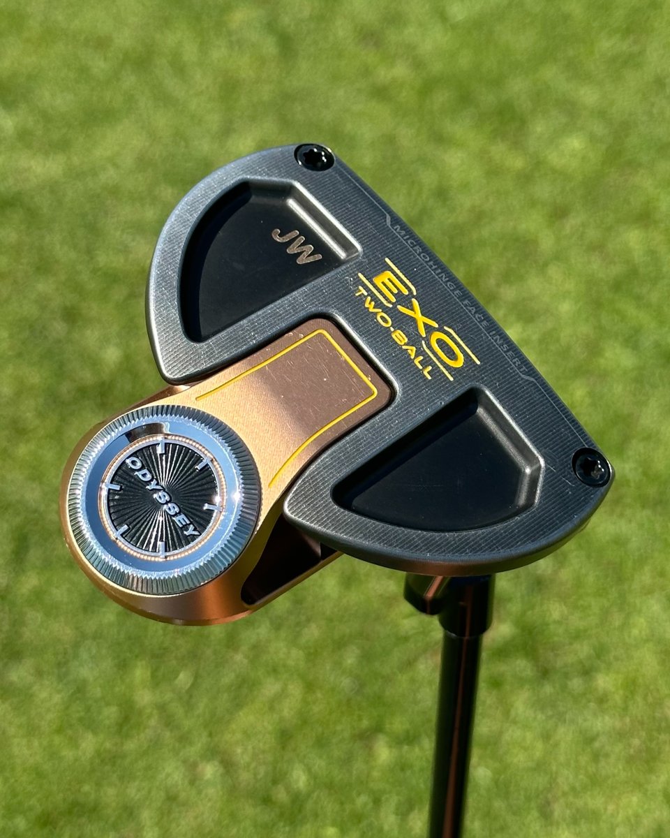CallawayGolfEU's tweet photo. 👀 😮‍💨 Take a look at Jeff Winther’s classy Odyssey Exo Two Ball.

Jeff claims his 2nd DPWT win at the Danish Golf Championship, Congrats Jeff!

#1PutterOnTour https://t.co/zaeoBSnXLy