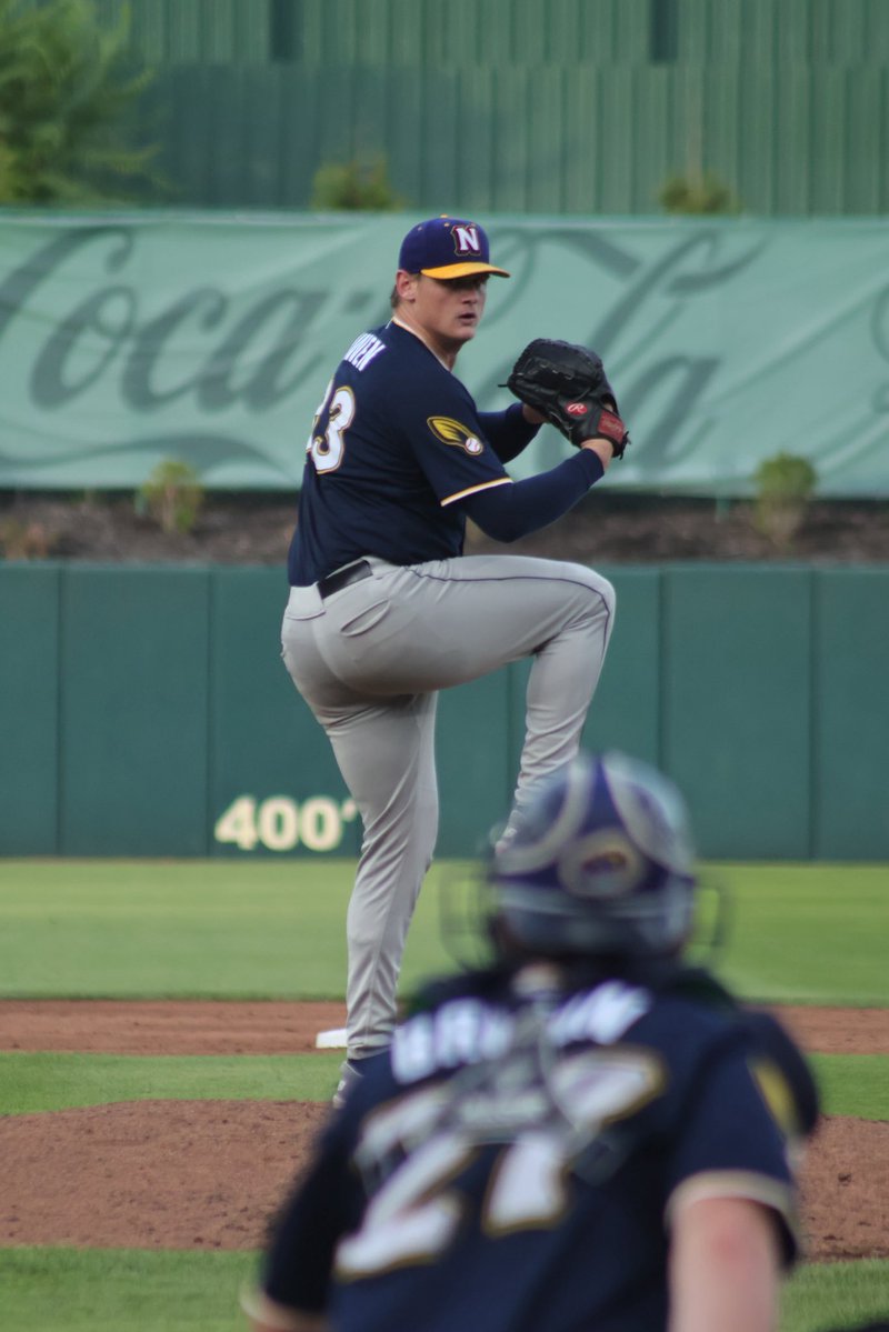 nwanaturals's tweet photo. Hunter Owen appreciation post 👏
The left-hander out of Vandy was filthy last night. Posting a career-high 12 strikeouts while only allowing one hit in six scoreless innings.
The 12 Ks are the second-most strikeouts in a game for an NWA pitcher in club history! #GoNats https://t.co/kL0NlcIyx8