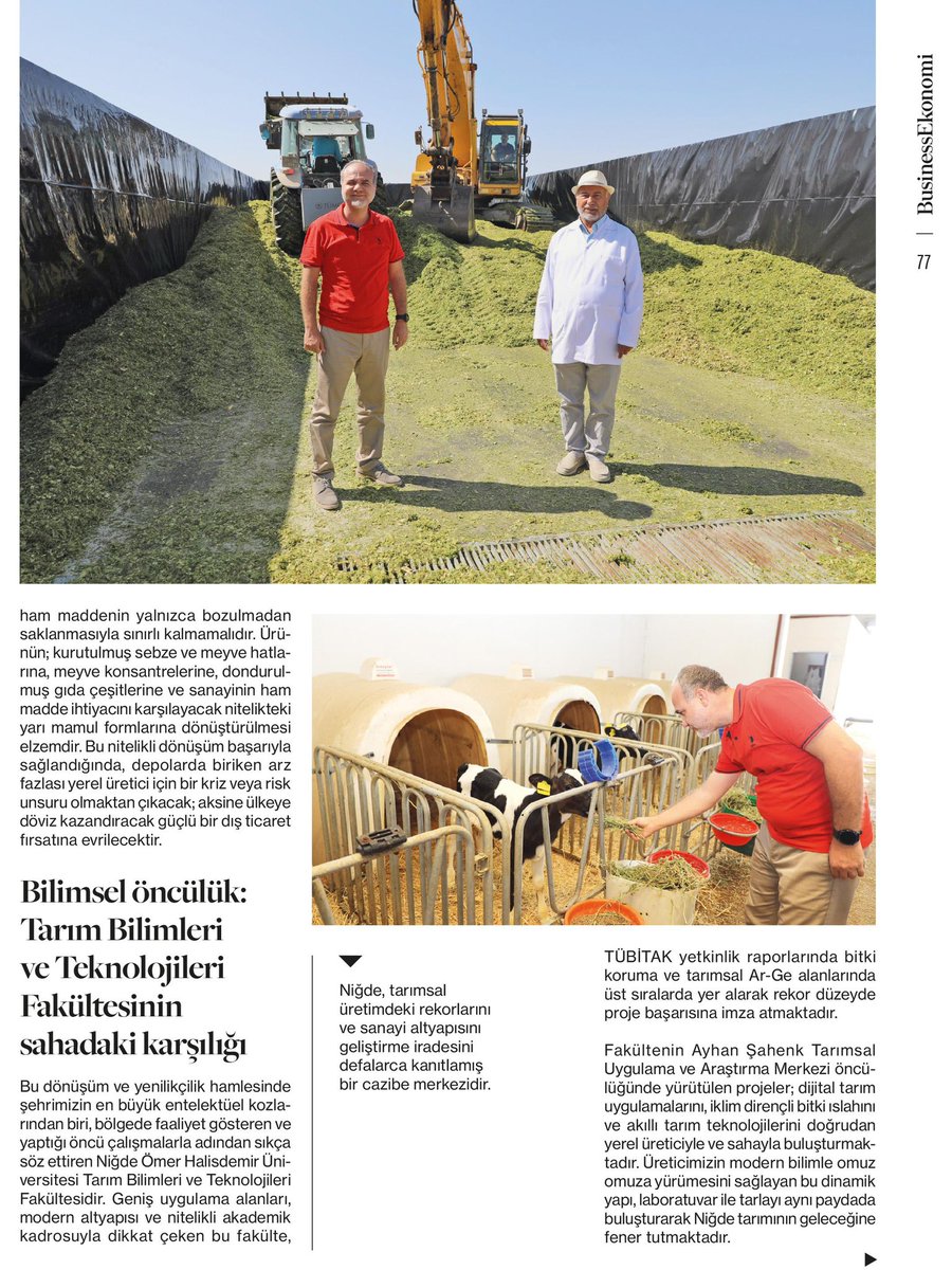 DrHasanUslu's tweet photo. Tarladan küresel pazara… 🌾🌍

Niğde’mizin üretim gücünü ve geleceğe dönük tarım vizyonunu ele aldığım yazım, Business Ekonomi dergisinin Ağustos sayısında yayımlandı.

Üreten, işleyen, markalaşan ve ihraç eden bir Niğde için…

#Niğde #Tarım #Üretim #İhracat https://t.co/lqXCc1jiVE