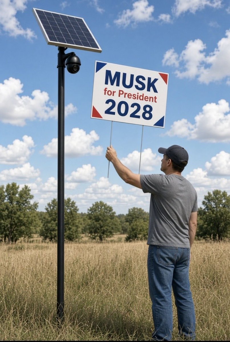 SilenceResist's tweet photo. Even Grok agreed with this excellent idea preventing Campaign sign theft by using the new extension legs and putting the sign in front of the Flock Cams so that ho can monitor it all day.  Don't Deflock instead get long legs! https://t.co/x1Zmi3Rcy4