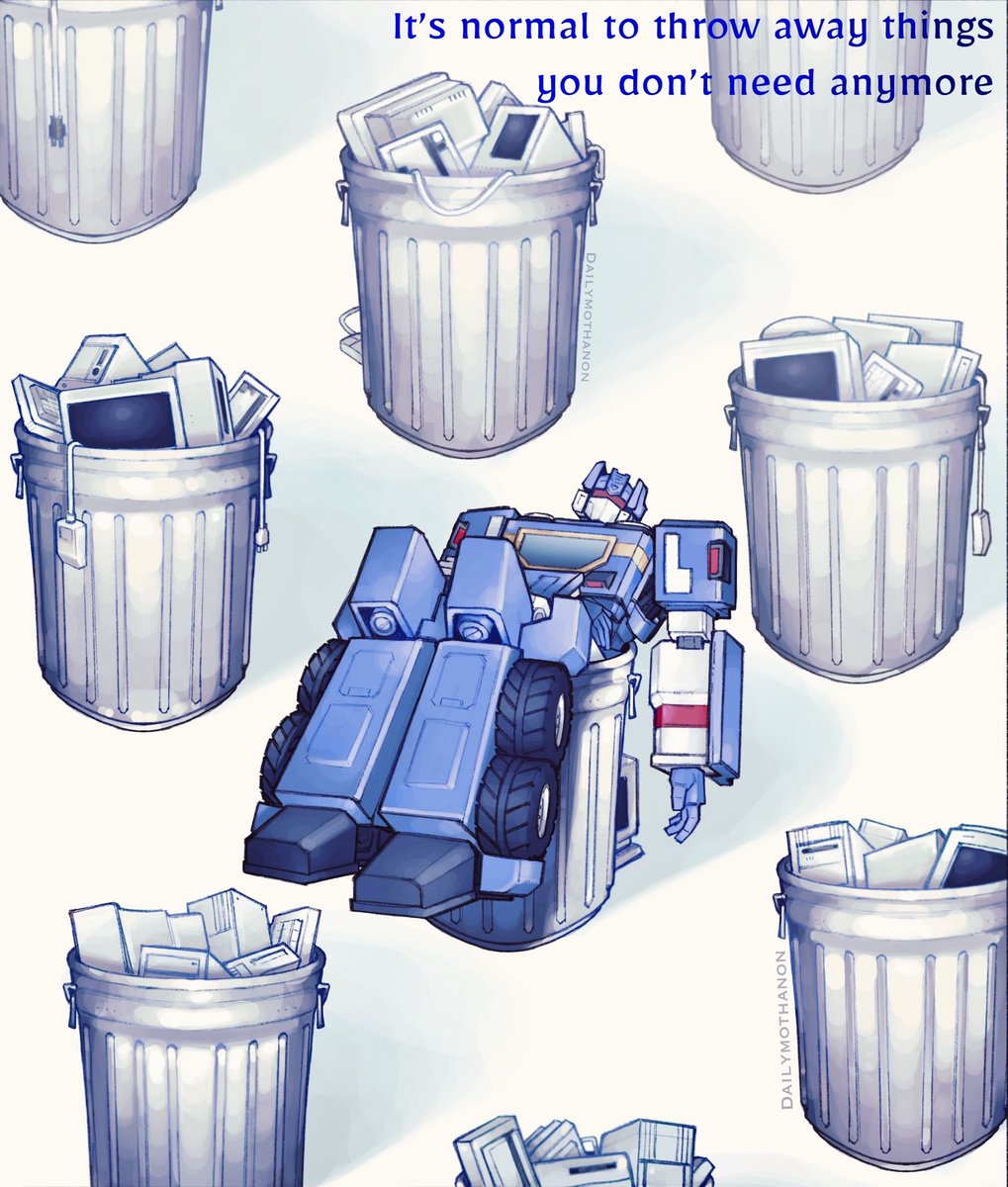 whyryouhere091's tweet photo. So depressing to me how Soundwave was left behind and thrown away after being used up by the people he wanted to have faith in 💔 just cuz he served no more purpose for them
#Transformers #Soundwave #IDW https://t.co/DDuhDjcvjA