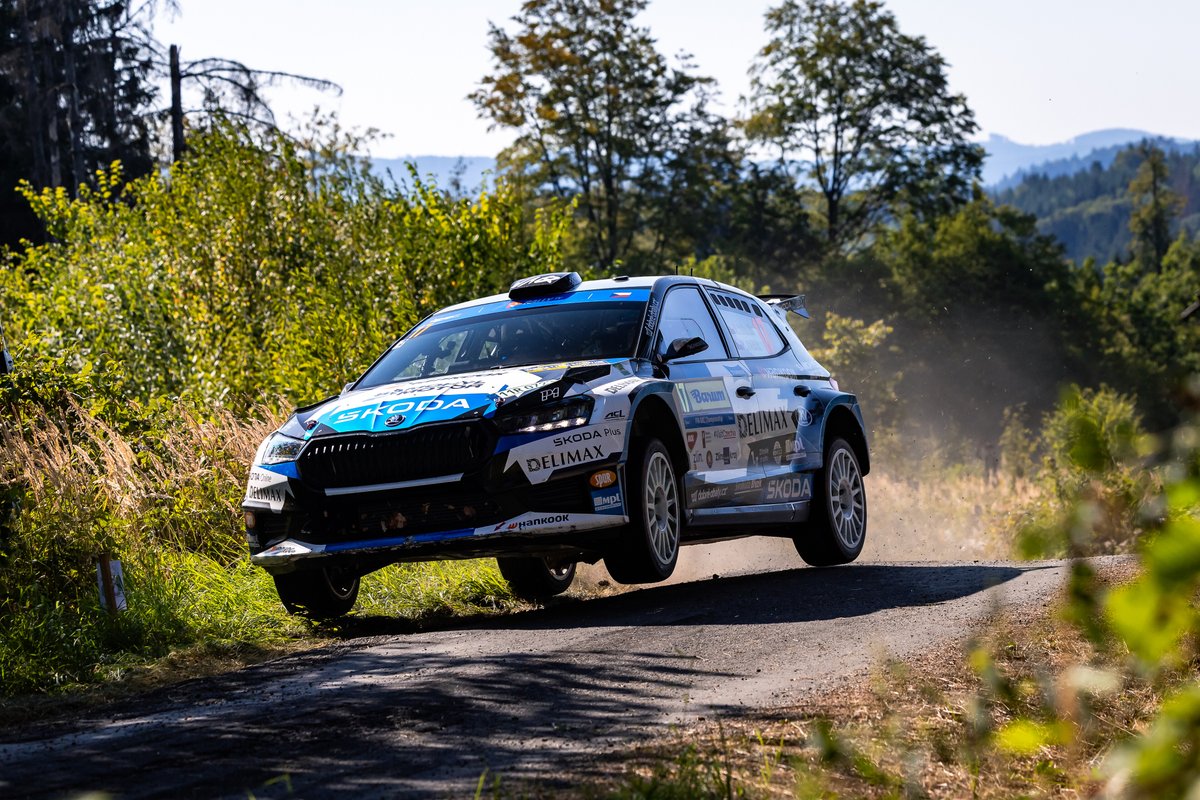 RallyTwiter's tweet photo. FIA ERC 
Barum Czech Rally Zlín
Adam Březík e Zdeněk jun. Bělák em Škoda Fabia RS Rally2 vencem em casa
Foto: Red Bull
#rallyface2013  #rallye #ralis #rali #rallyfans #Rally1 #Rally2 #Rally3 #rallycar #rallyracing #motorsport  #ERC #FIAERC #Barum #Chequia #zlin https://t.co/WRCRoK8Qj5