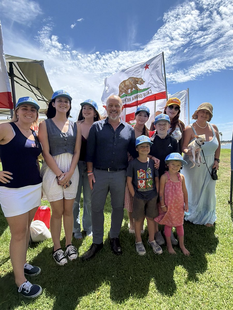 SteveHiltonx's tweet photo. Great day yesterday with the Patriots for Freedom at their Summer Picnic in San Diego.

These are the real patriots who know the true value of freedom — and they’re done with the madness destroying California. 

Enough is Enough! ☀️👊 https://t.co/fLPND48dyR