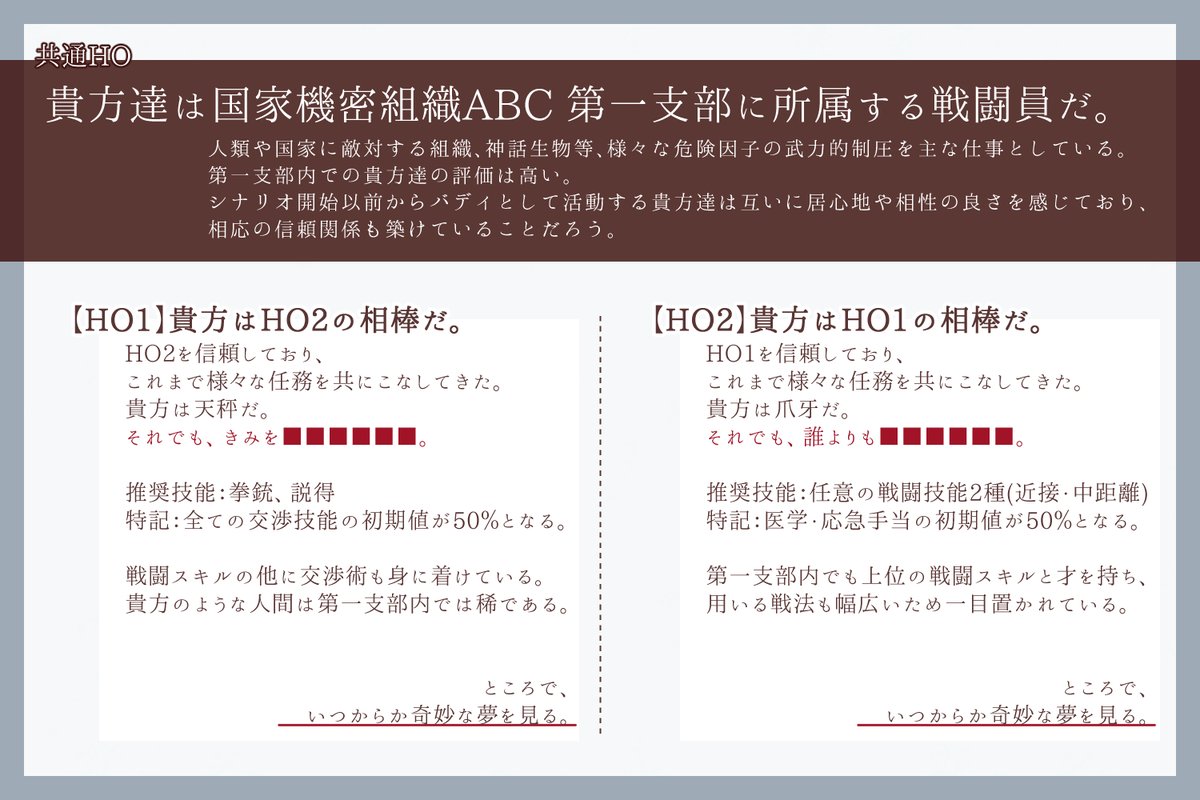 gerous_TRPG's tweet photo. なんとなく目途が立ったので2026年の11月シナリオになればいいなと思っています。
『存在の証明と再定義』『リヴィング・アーツ』『リヴィング・アーツ2ndX』と世界観共通、限界灘ABCシリーズの2PLシナリオ。アチアチでズブズブのバディをしよう！ https://t.co/LwnaOgrlAE