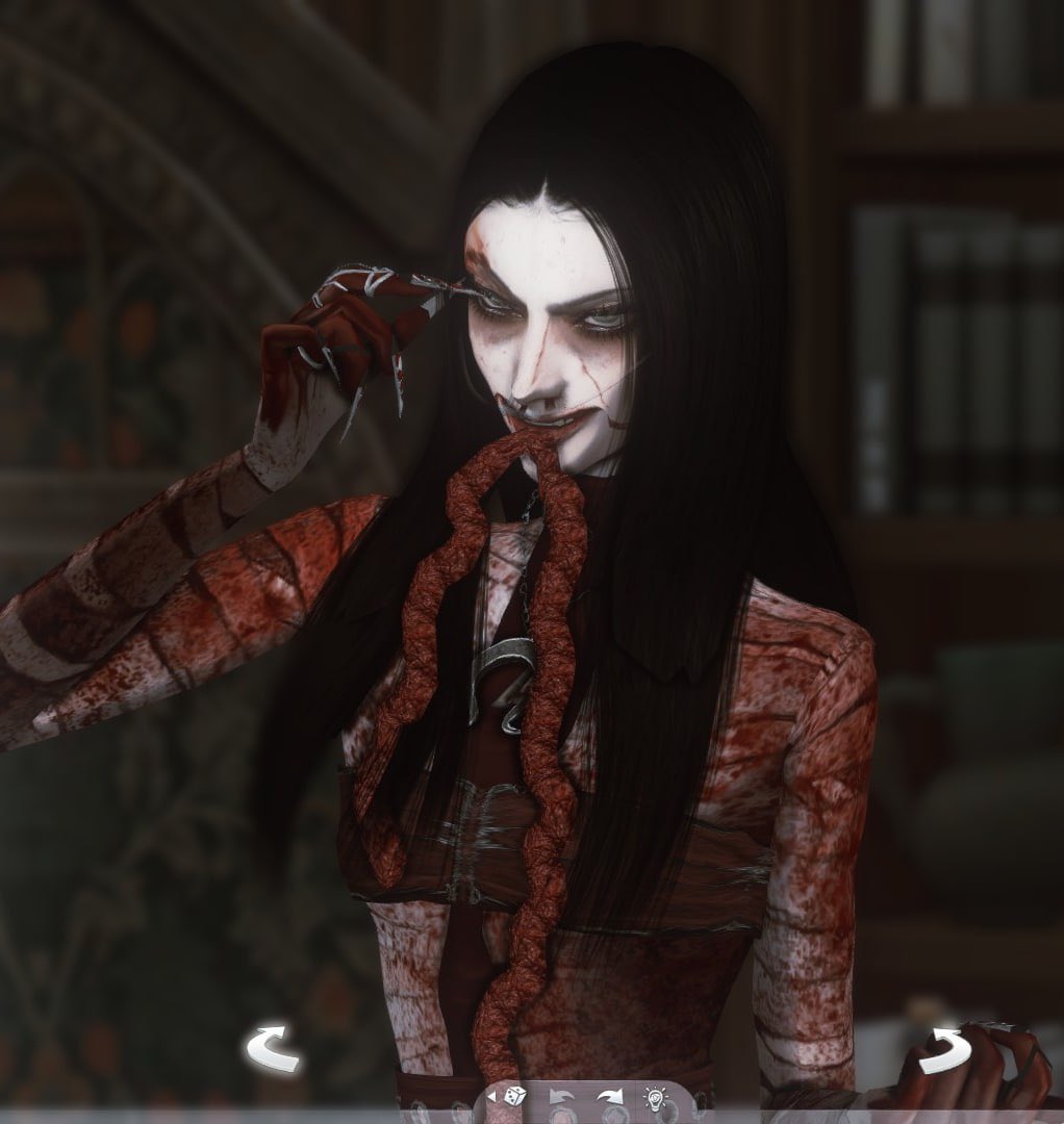 gw4ll1's tweet photo. my new alice in my style 
sims 4 

#alicemadnessreturns #sims4 #sims4cc https://t.co/o74YEPgUD5
