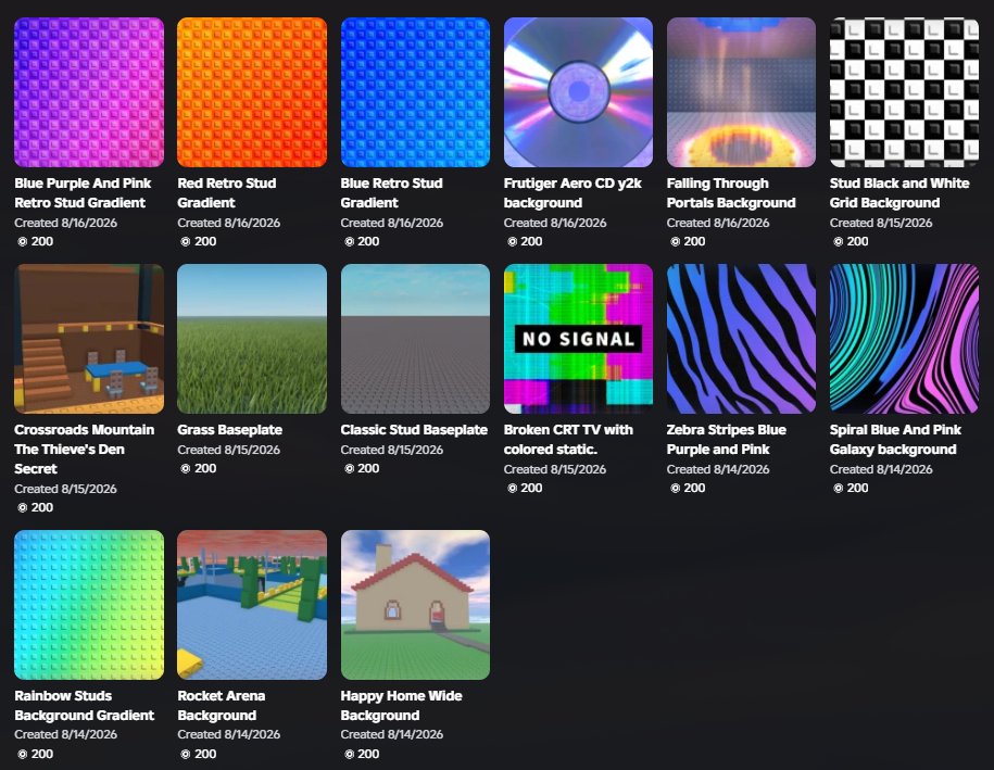 Acti_e's tweet photo. I've released a bunch of new backgrounds with more releasing soon!

Get them here➡️https://t.co/QoUO8lQJwX

#robloxugc #robloxdev #roblox https://t.co/eMzSrRbMCs