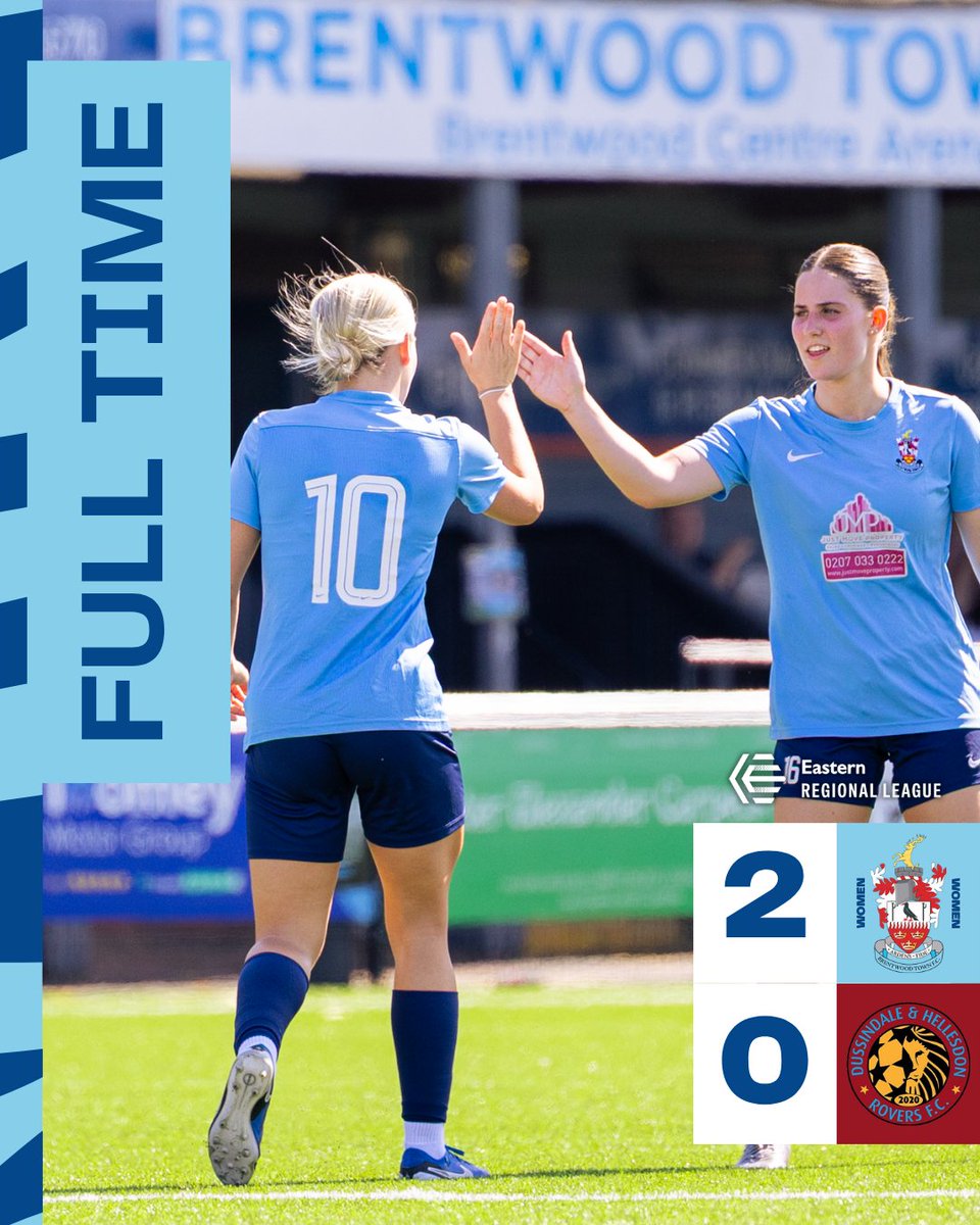 BrentwoodTownW's tweet photo. FT | A huge win on opening day!

#UpTheWood 🩵🪵 https://t.co/4ycXQaA2Cz