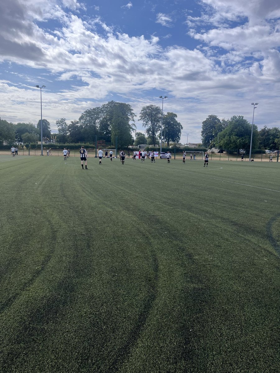 RainworthAfc's tweet photo. Full time. Afc Rainworth 1 - 2 Trowsers fc. 
A late narrow loss for the #rigs today against tough opponents in a game where both teams put up a great fight, we’d like to wish all at trowsers fc our very best for their season ahead. 💙🤍🤝🖤🤍 https://t.co/tI2x4aGreB