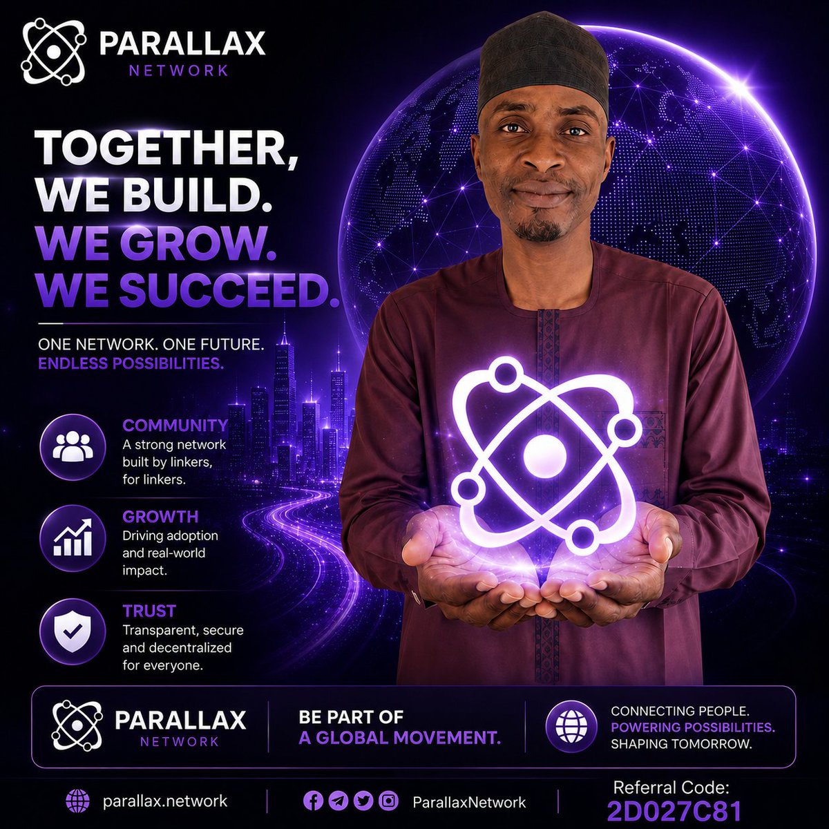 Siimemd1's tweet photo. #ParallaxNetwork #Parallax #PAX
Together we build Parallax Network.
Referral Code:2D027C81 https://t.co/doDQAcdv66