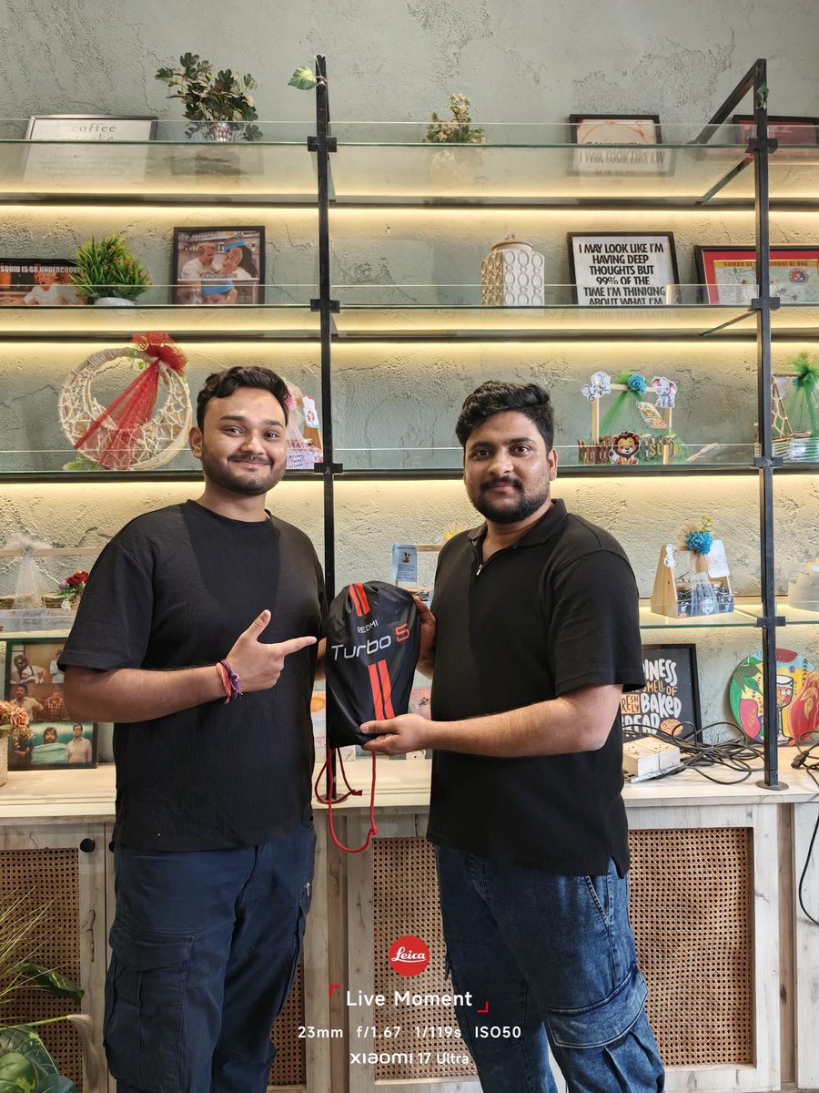 RadheyRkd's tweet photo. A huge thank you to @RedmiIndia and @pixelwithme for the amazing goodies! 🎁❤️ Loved the Redmi Turbo 5 launch experience and the thoughtful surprises. Truly made the event even more special! 🔥📱
@pixelwithme
@RedmiIndia
@ritij
@sandeep9sarma
@XFCAgra https://t.co/zi5RzB326k