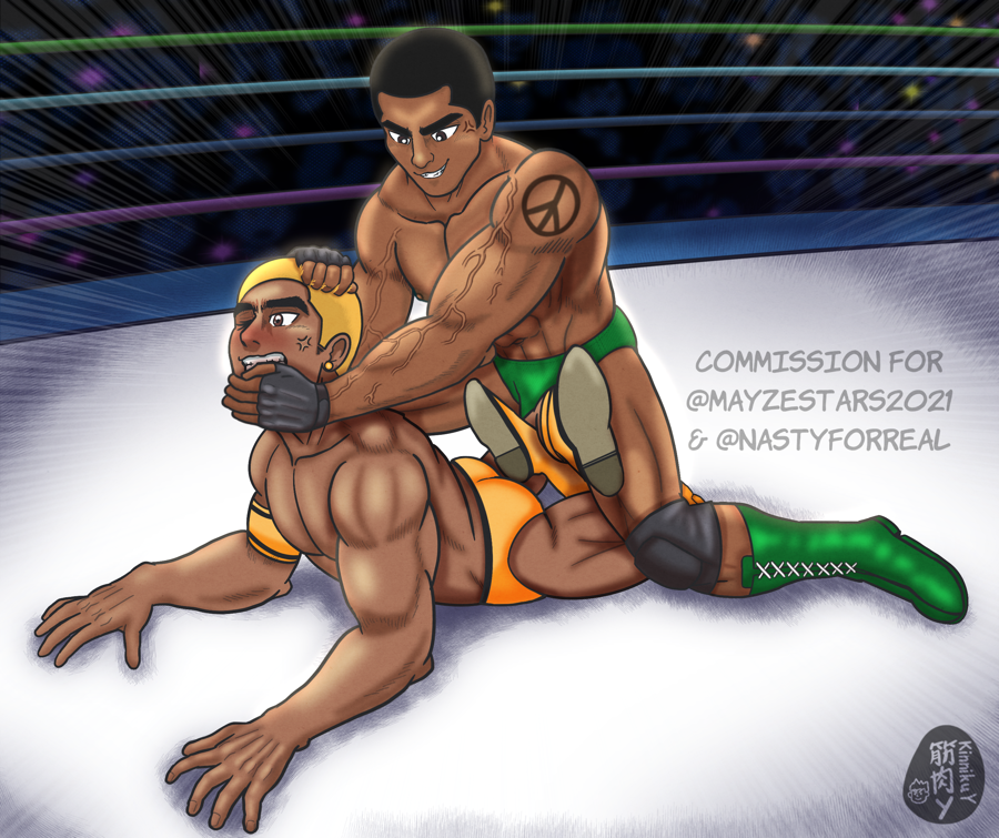 Kinniku_Y's tweet photo. Team New Horizons! VS The Dynamic Duo 🔥
Thank you so much for commissioning me! 
For the 🔞  version, please DM @MayzeStars2021 👀
Mayze © @MayzeStars2021
Sin © @nastyforreal
My Commission Detail: https://t.co/HONH7HMBux https://t.co/wDAOQwvPWo