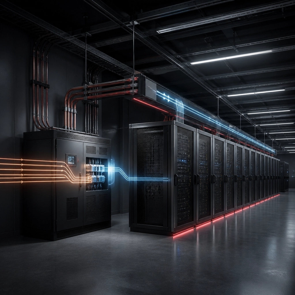 acepowerpro's tweet photo. AI data centers are hitting a copper bottleneck. Higher-voltage DC cuts internal losses, frees space, and delivers more power to racks. #PowerProtection #DataCenter #EnergyEfficiency Have you faced this challenge? https://t.co/bpBXrJgtyR