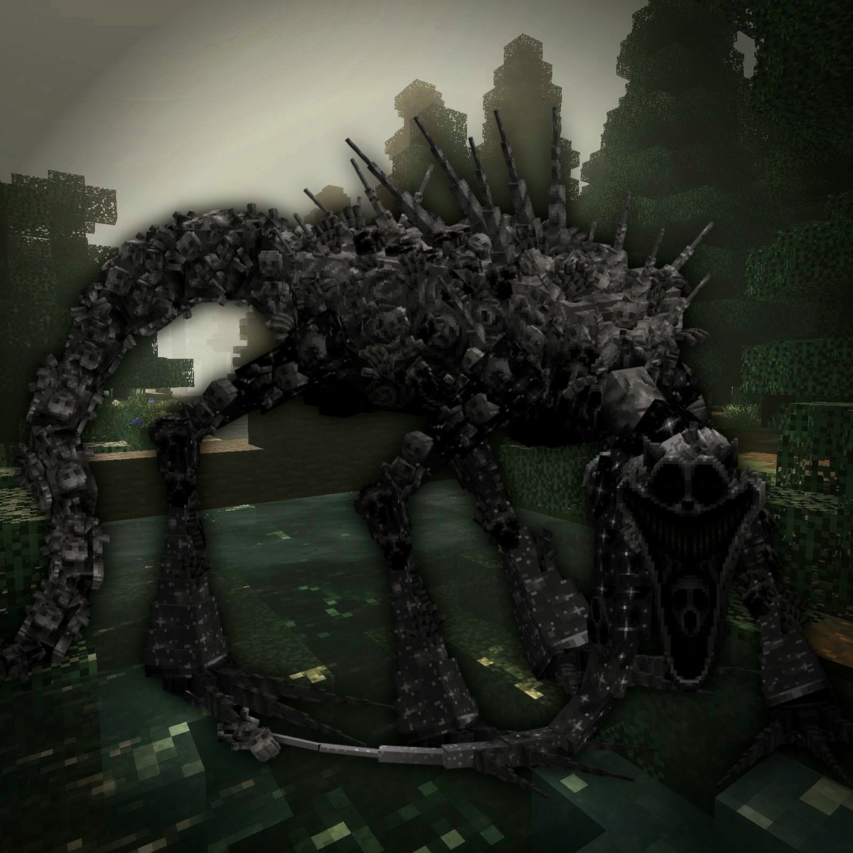 mascotmassacre's tweet photo. 🌙 Nightmare CatNap design for Tiredy's fanmade Minecraft server has been revealed and he looks insane.

Terrifying isn't he, What do you think about his design? https://t.co/DODjJg9mqQ