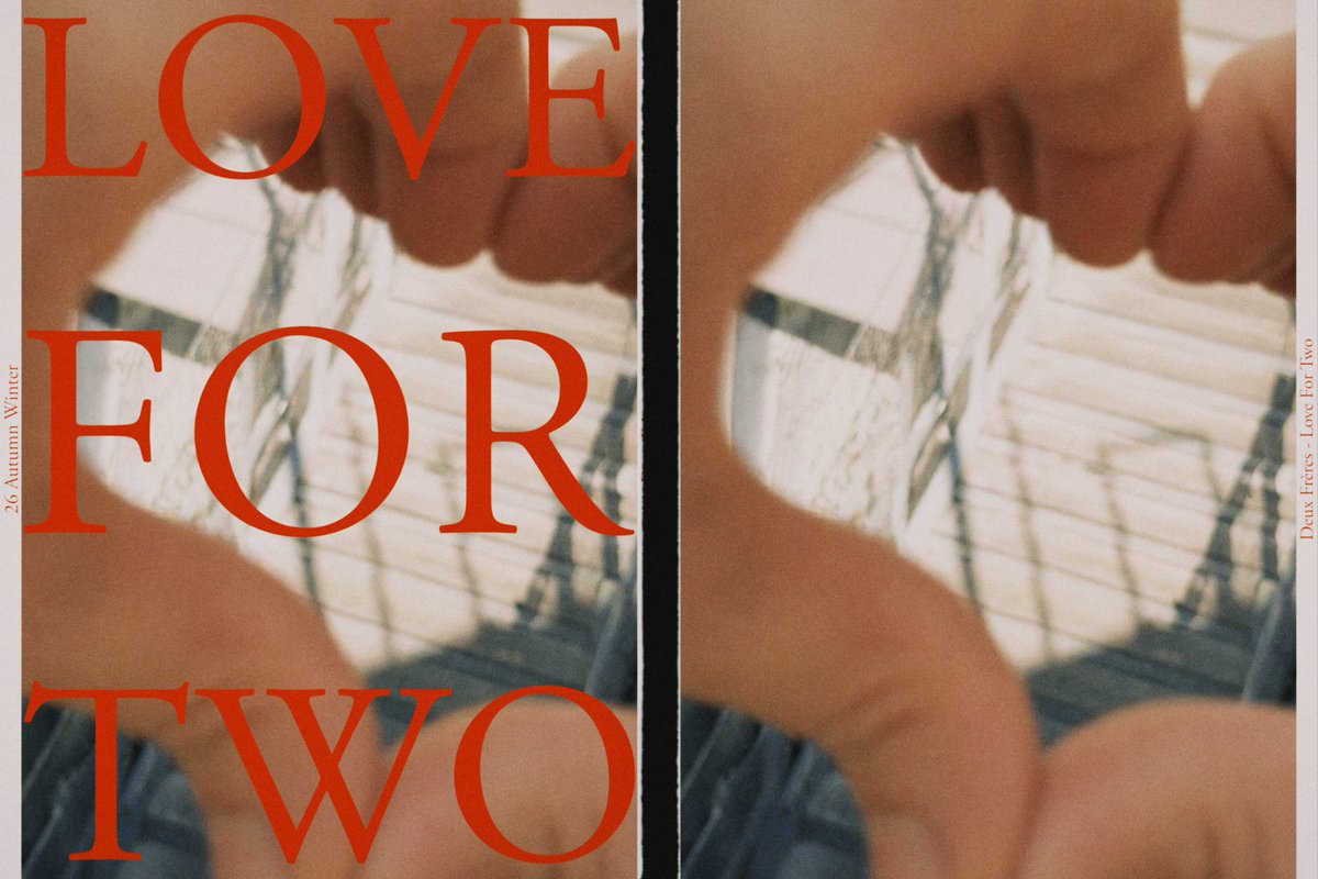 Deuxfreres99's tweet photo. 【 Deux Frères 26AW POPUP STORE 】

『Love For Two - 大切を纏う』

【日時】10/24(土) 11:00〜19:30
【会場】東京都渋谷区神宮前2-21-15eightGallery
【会場マップ】
https://t.co/rIYg9VxLaN https://t.co/Km1mrUp4CI