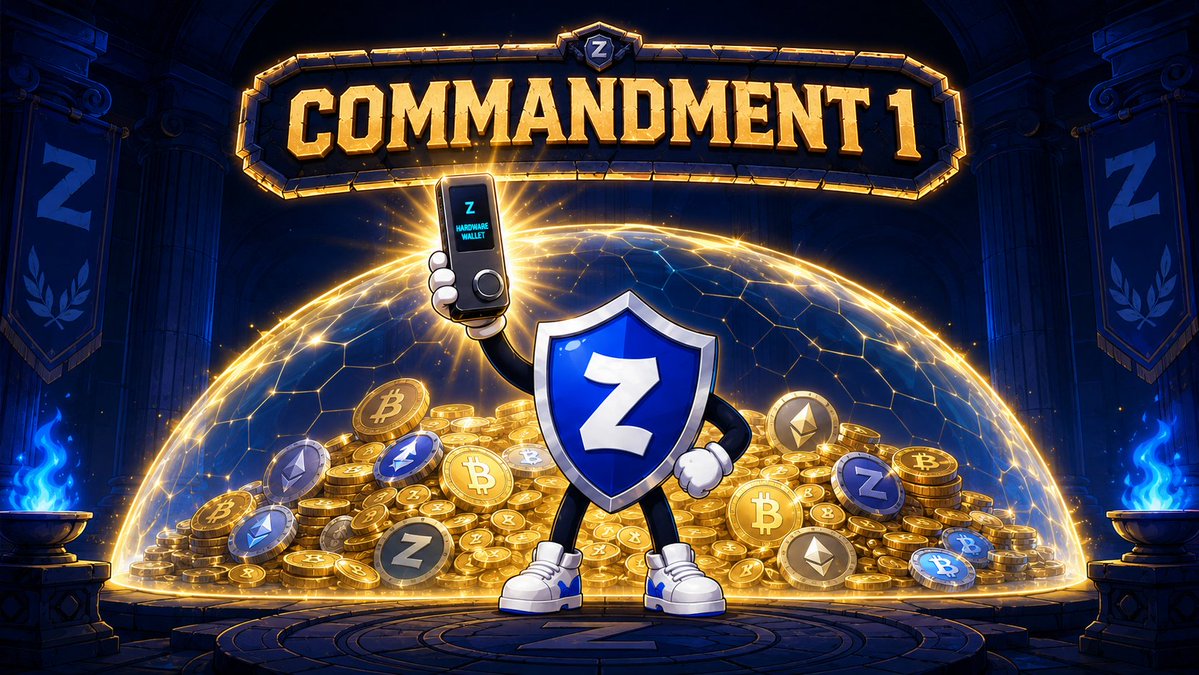zkxwallet's tweet photo. COMMANDMENT 1: Thou shalt use a hardware wallet for the majority of thy assets 🔐

Cold storage for anything you're not actively trading or using in DeFi right now is, without exaggeration, the single highest-leverage security habit in all of crypto - nothing else you do this month will do more for your safety per minute invested.

A hardware wallet means your private keys physically never touch an internet-connected device, which means a compromised browser, a malicious script, or a cloned website simply cannot reach them, no matter how convincing the attack is. It turns "my wallet got drained while I slept" from a real, depressingly common possibility into basically a non-issue.

If you only take one commandment seriously out of the ten coming this month, start here - everything else is optimization on top of this foundation.