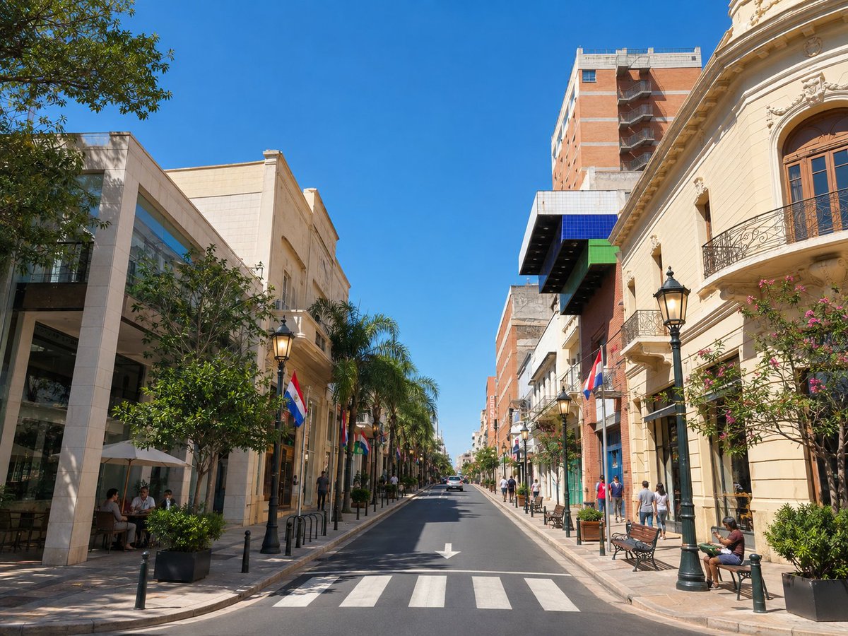 acostasamu's tweet photo. Todas son fotos son reales, pero modificadas con #IA sobre cómo se vería #Asunción 🇵🇾, si soluciona su problema de baches, veredas rotas, cables aéreos y limpieza. La capital tendría un aspecto absolutamente distinto al que nos mal acostumbraron las malas administraciones municipales.