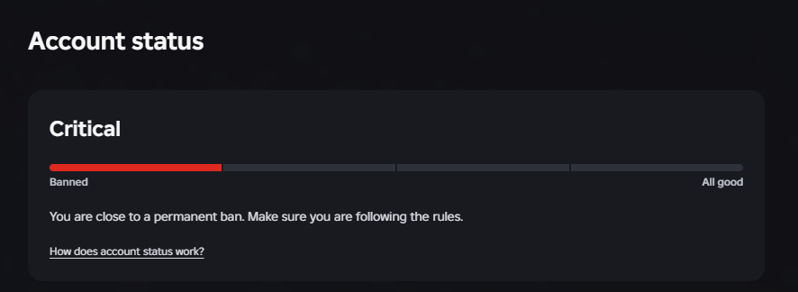 WhoseTwistedRBX's tweet photo. And now i'm on Critical for this, Thank you Roblox🤡 https://t.co/gnL8gnhvzI