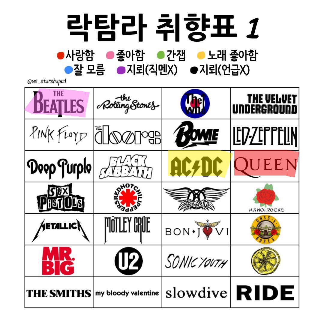 mur3sung's tweet photo. 취향표 갱신했어요 https://t.co/w2rwOxcSJu