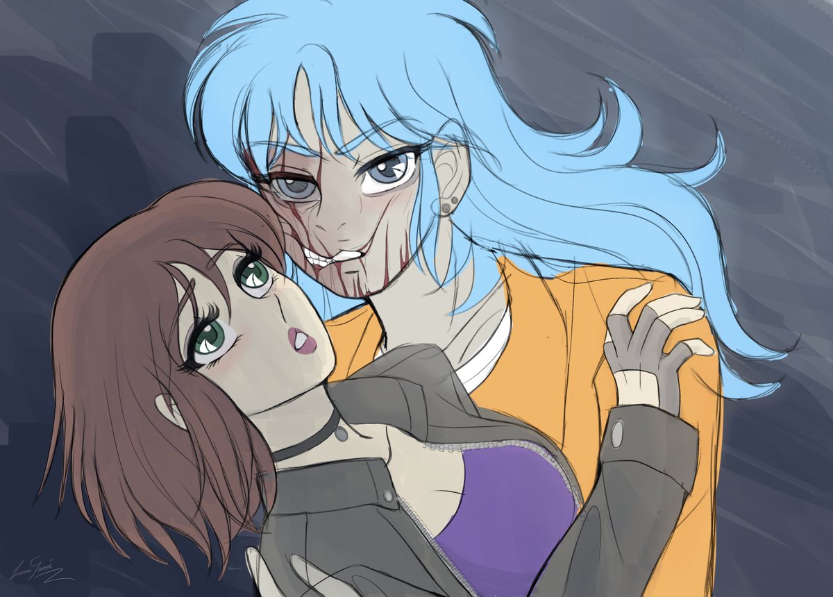LuanaSaori_'s tweet photo. Here's a small tribute to this indie game—and its characters—that I love so much for #sallyface10thanniversary💙💜
#sallyface #sallyfacefanart #salash #salxash #salxashley #salfisher #ashleycampbell #salfisherfanart #ashleycampbellfanart #portablemoose https://t.co/ImLfl0dY09