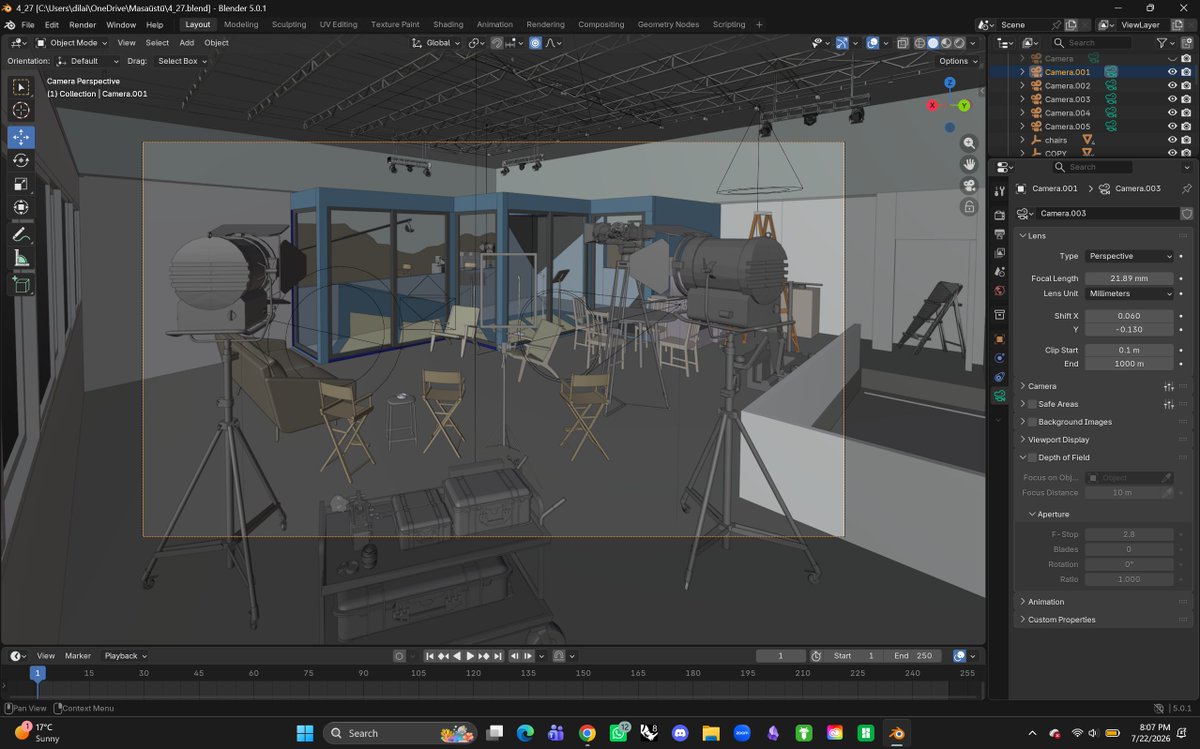dikieuh's tweet photo. Played around with Blender (for the first time!) this semester in my Representation class. 

Had a lot of fun with this composite of building a scene from a movie (Mulholland Drive) and an architectural precedent (Lieb House). https://t.co/TFX2FUQepw