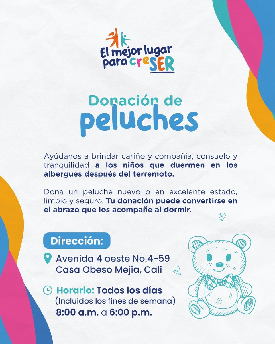 RonnySuarez_'s tweet photo. 🚨 Cali

Donación de peluches para albergues https://t.co/mV5WeyhpLW