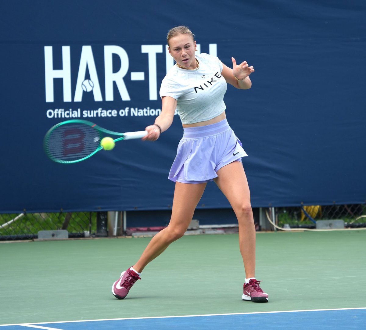 MatchPointCAN's tweet photo. Big time third round match coming up Monday night @CincyTennis when 🇺🇸 Amanda Anisimova faces 🇵🇭 Alex Eala. 

Who ya got???

📸 @McIntyreTennis https://t.co/dHTyOd1XRb