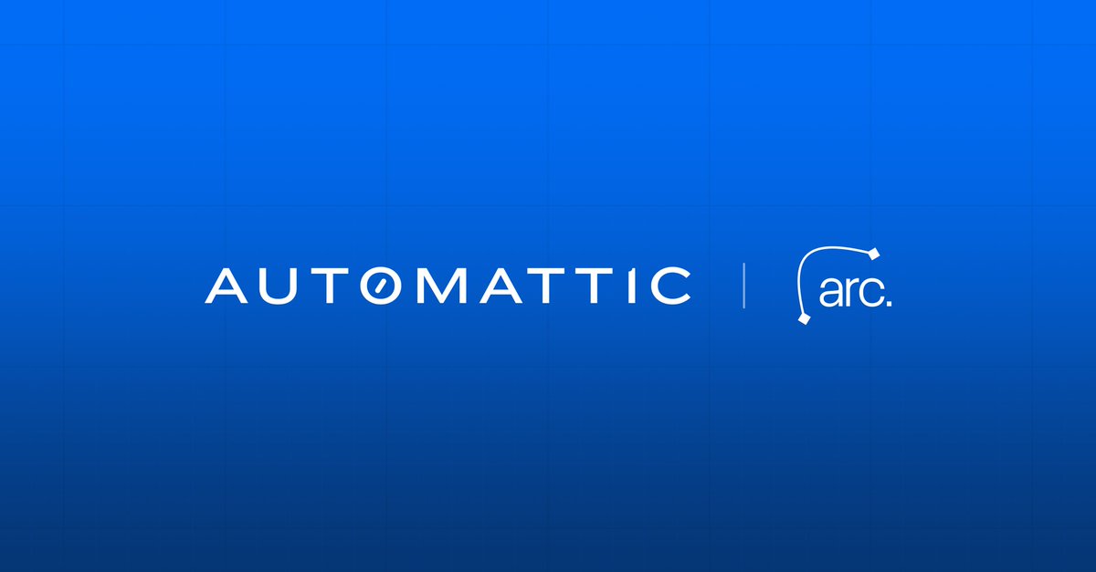 emirayaz's tweet photo. one of the reasons we removed "early stage" from our headline and among all the great things that have happened over the past month, this is one we've been especially excited to share

@arcstudio is now working with @automattic

@automattic is the company behind @wordpressdotcom, @tumblr, @WooCommerce, and products that have shaped a huge part of the internet as we know it today

now, we get to help shape what they build next

there's something incredibly special about designing a product that will eventually be used by tens of millions of people around the world

we're incredibly grateful for their trust and excited to work alongside a team that has spent decades building some of the products that shaped the internet