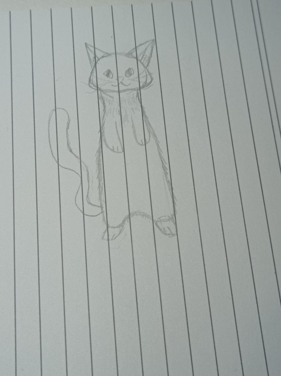 OneEyedWhiteFox's tweet photo. cat this cat fills me with hope, hope that my dream will come true, I hope that maybe someone will even be inspired by my drawing. 
I wish you all a nice and good day, afternoon and night :3 

#art #cat #illustration https://t.co/oabnJnTmmt