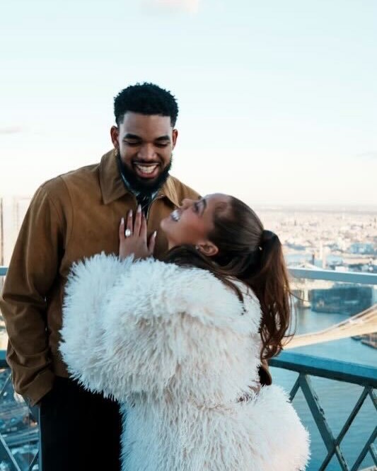 Complex's tweet photo. Congratulations to the newlyweds! 💍❤️

Jordyn Woods and Karl-Anthony Towns are officially married after tying the knot in a star-studded wedding in Malibu.

(📸: Getty, @jordynwoods, via @people) https://t.co/5SKzPX1oGA