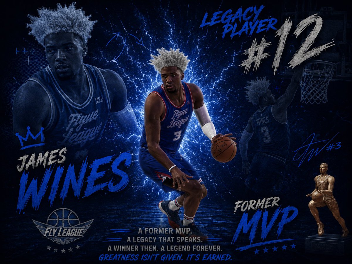 FlyLeague2K's tweet photo. LEGACY PLAYER #12
JAMES WINES RETURNS.
FORMER MVP TURNS BACK THE CLOCK.
#FlyLeague #FLS13 https://t.co/Gm00qbfydd