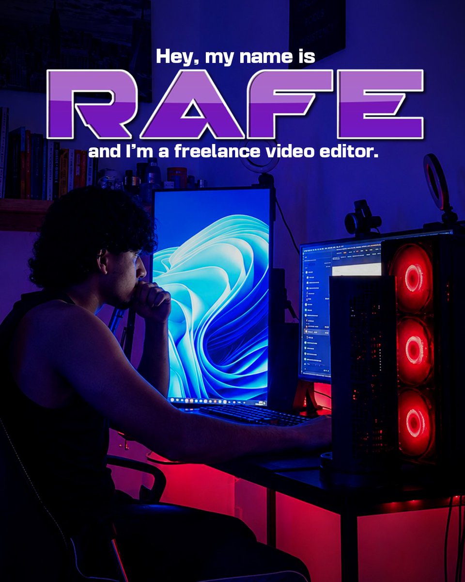 _EditsByRafe's tweet photo. Hit me up via DMs or my email: editsbyrafe@outlook.com

If you need any videos edited! https://t.co/0BQGe3bOve