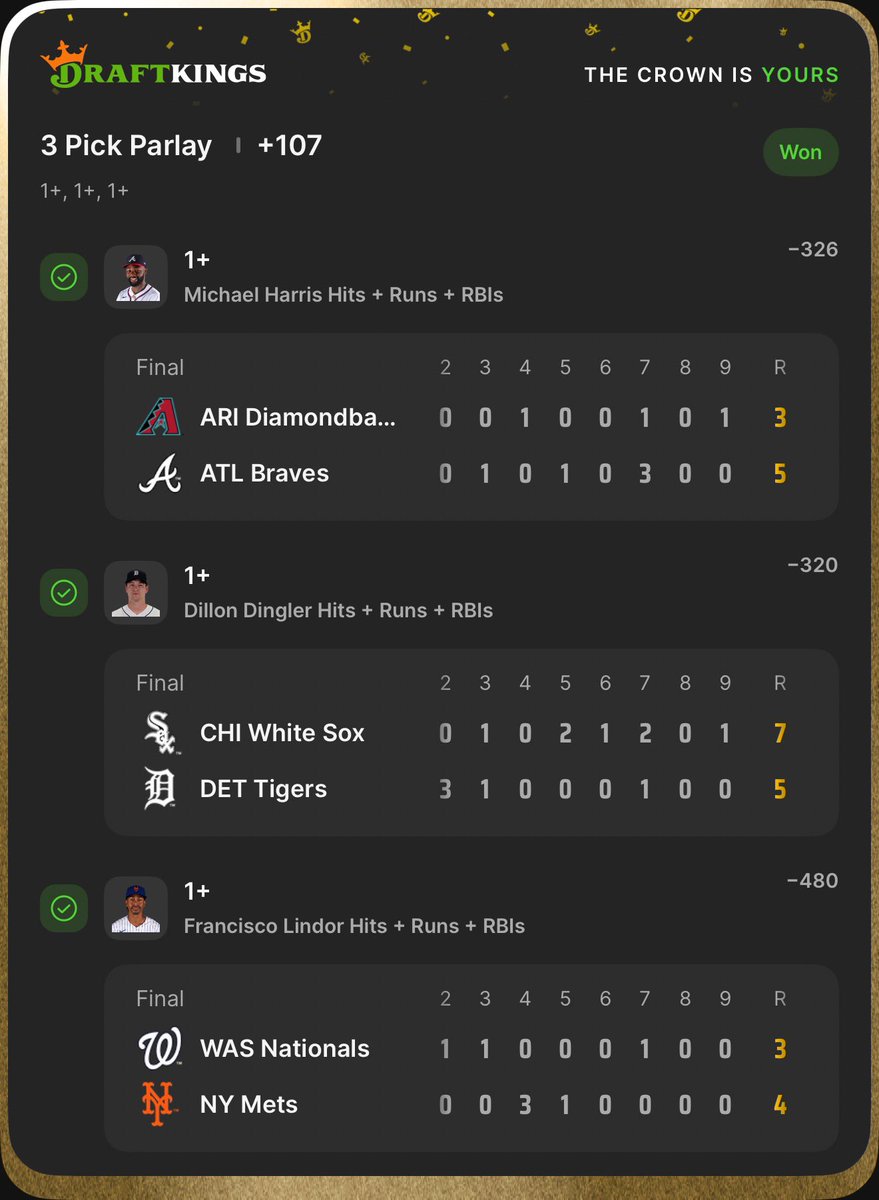 Tiki_Bets54's tweet photo. We cashed another! 

Sunday double up ✅

Plays posted in our discord! get in and win with us!! https://t.co/HJiFTCzpt4