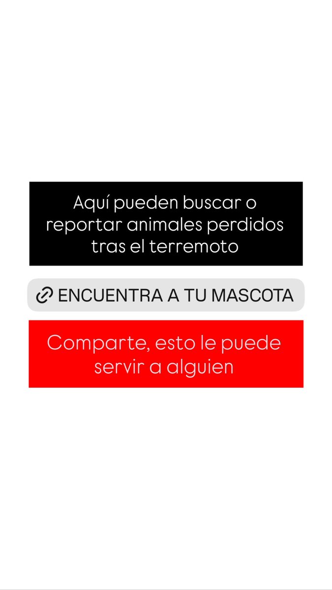 miahelac's tweet photo. Crearon una página para buscar las mascotas..

🚨Compartamos y a la vez realicemos los reportes por favor🚨

Aquí dejo el enlace: 👉 https://t.co/fMX6qHPpeh

#cali #temblor #colombia https://t.co/Ba1PIUrzUl