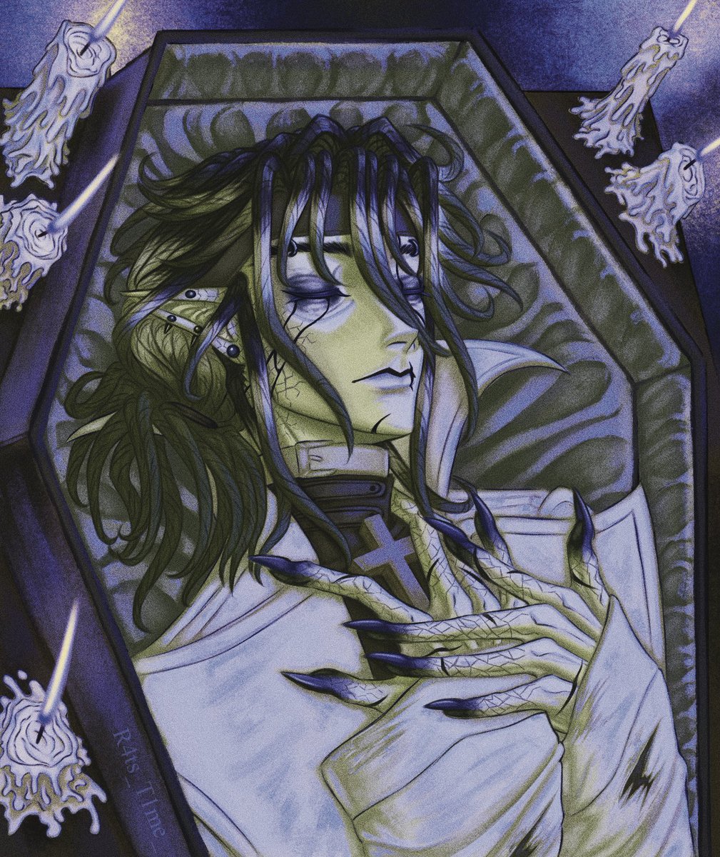 R4ts_T1me_'s tweet photo. 😴⚰️

#youngmultifanart #qsmp2art https://t.co/Uv52lNe1kX