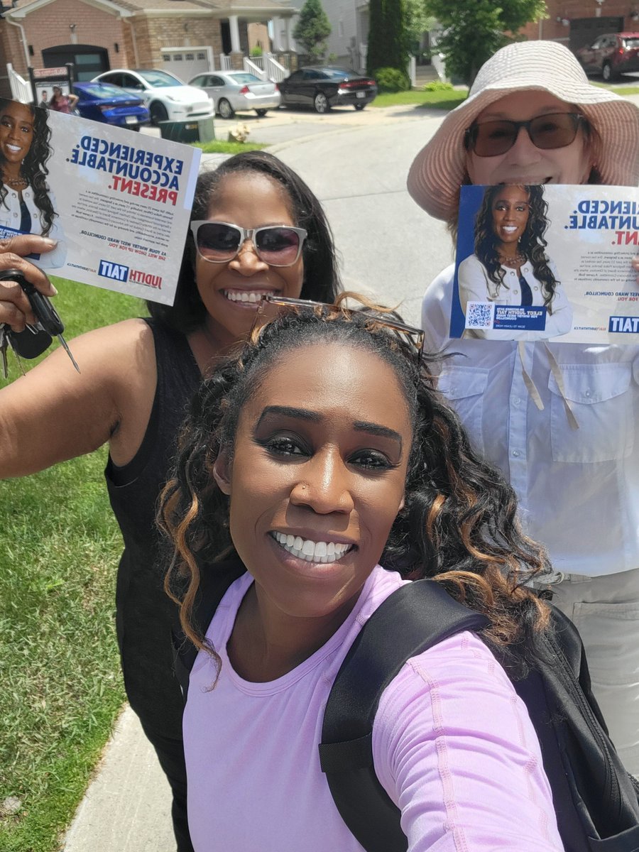 electjudithtait's tweet photo. Over the past few months, my team and I have canvassed the entirety of Whitby’s West Ward and met thousands of residents who have shared their concerns with me.

The energy for change in West Ward is electric, and I look forward to meeting more residents soon. Let’s go! https://t.co/D5ghsqQn1E