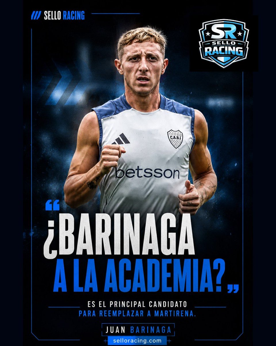 SelloRacing's tweet photo. Se va Martirena al Santos y en Racing pica en punta Juan Barinaga. El lateral de Boca no tiene minutos en la Ribera y ya hay charlas iniciadas para que llegue a Avellaneda a competir con Cannavo. Además, llega Adonis Frías. ¿Te gusta el cambio? 👇
https://t.co/ttyddH0xVI https://t.co/94eJ9tdBF1